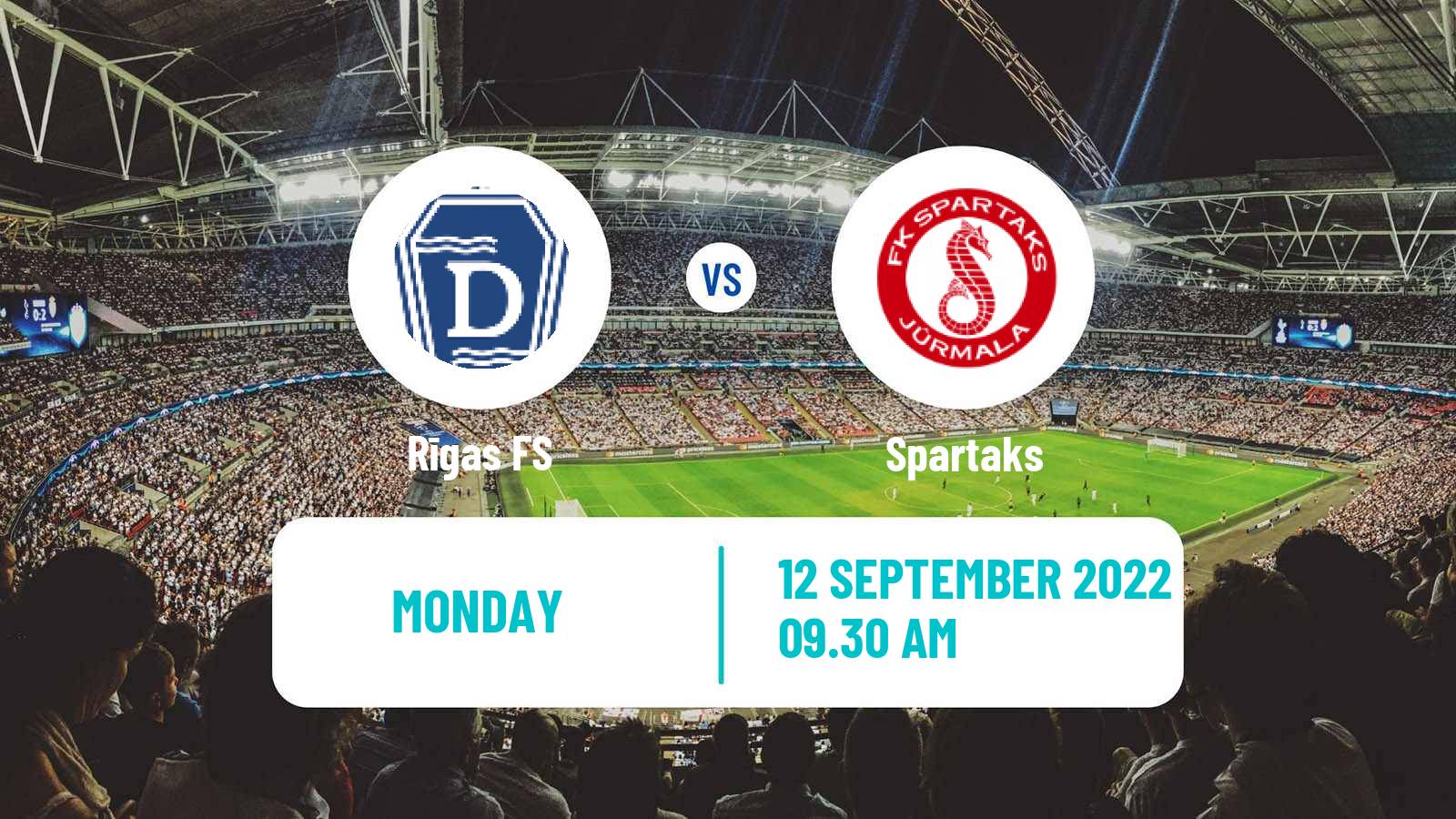 Soccer Latvian Virsliga RFS - Spartaks