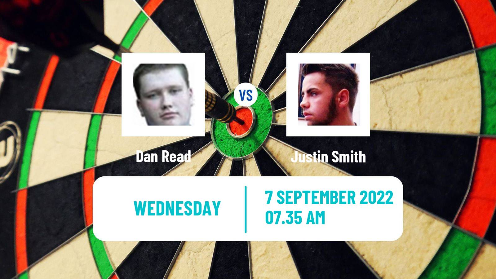 Darts Darts Dan Read - Justin Smith