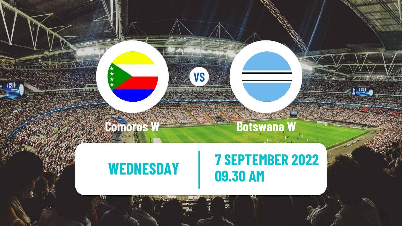 Soccer COSAFA Cup Women Comoros W - Botswana W