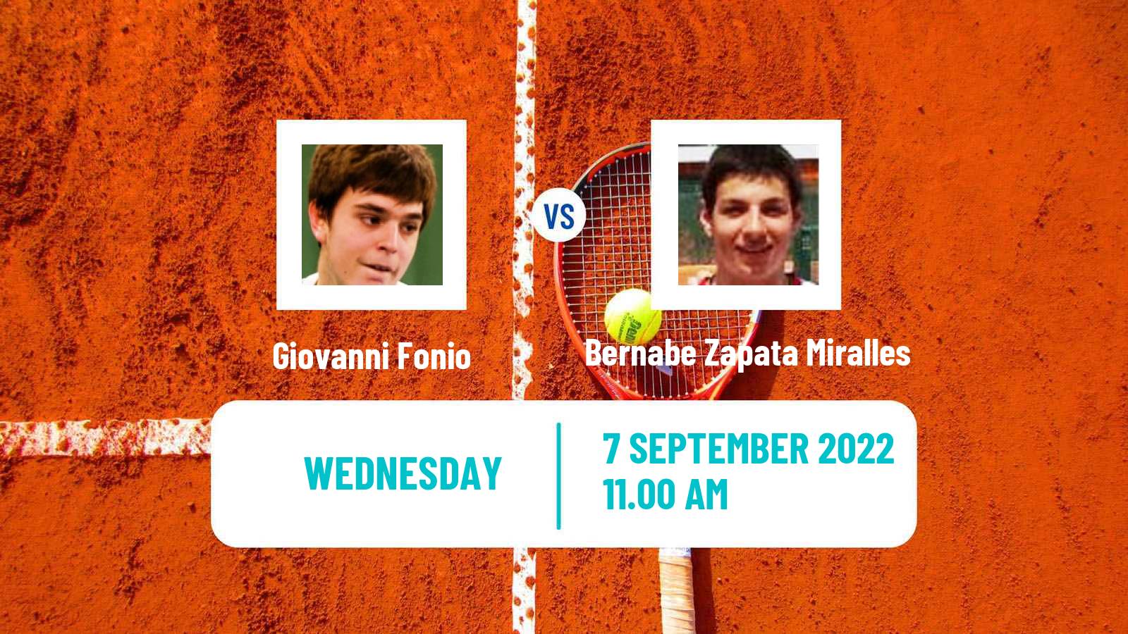 Tennis ATP Challenger Giovanni Fonio - Bernabe Zapata Miralles