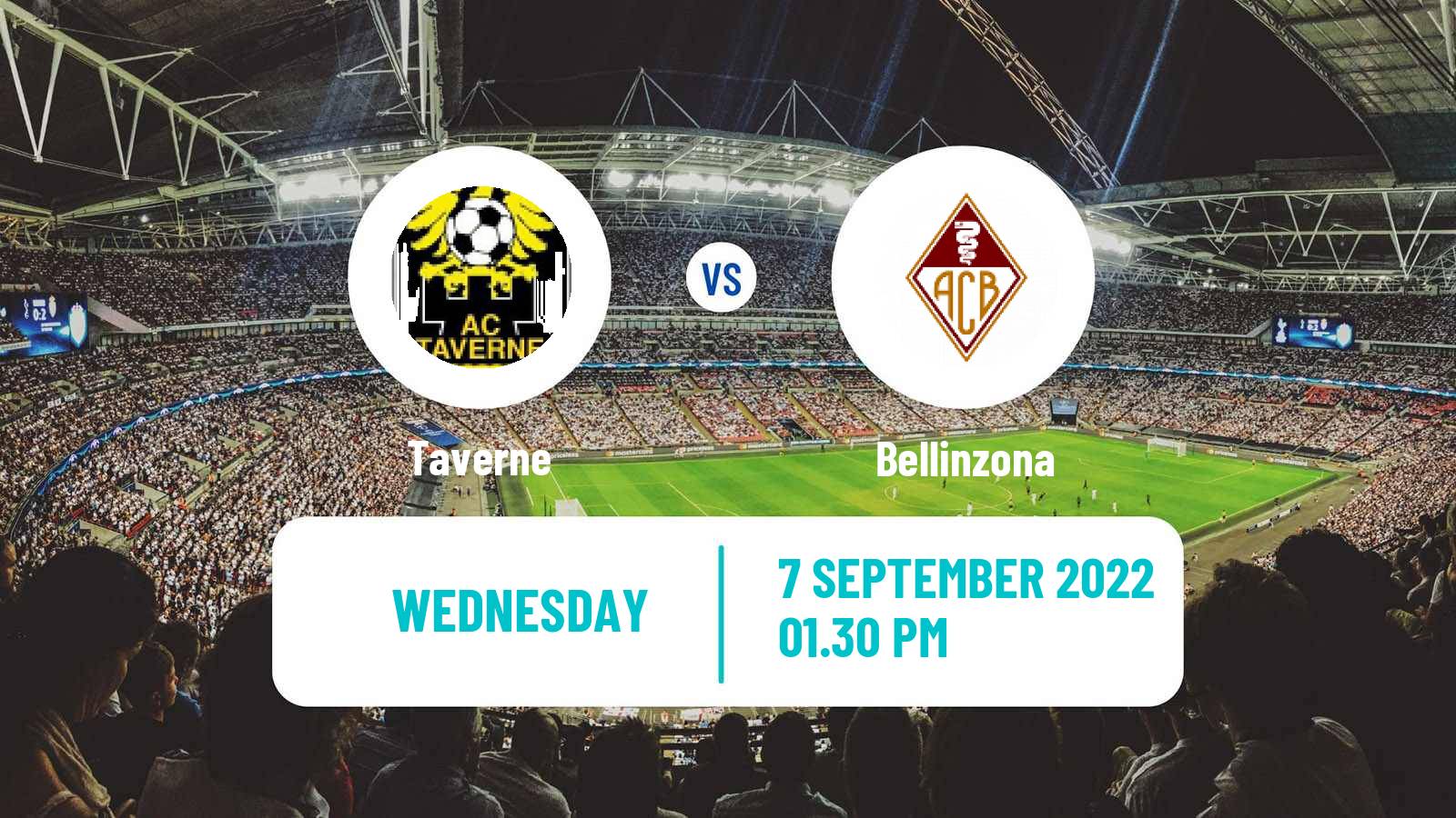 Soccer Club Friendly Taverne - Bellinzona