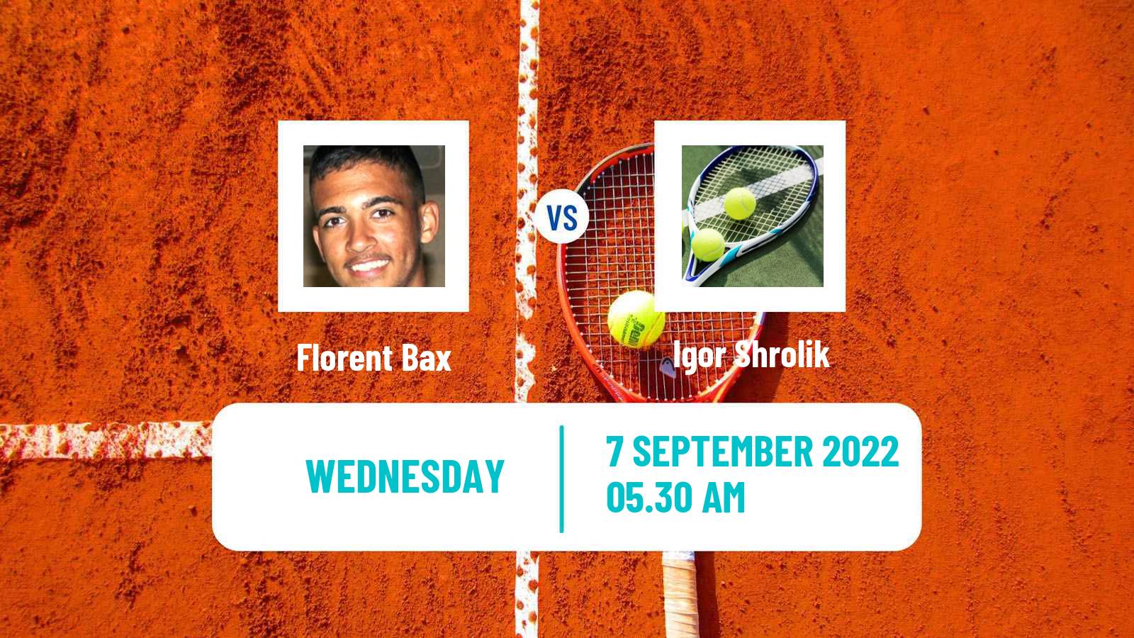 Tennis ITF Tournaments Florent Bax - Igor Shrolik