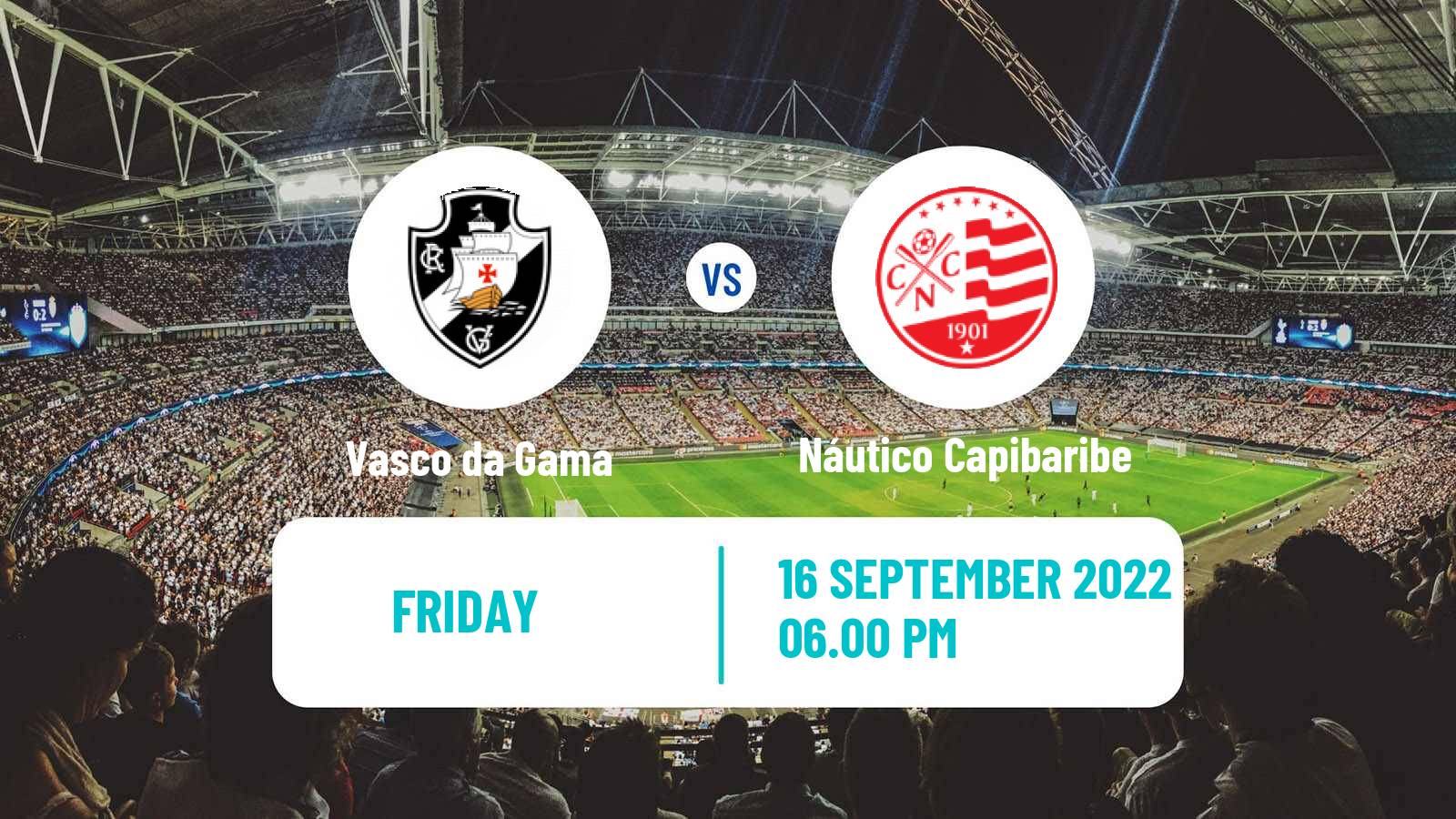 Soccer Brazilian Serie B Vasco da Gama - Náutico Capibaribe