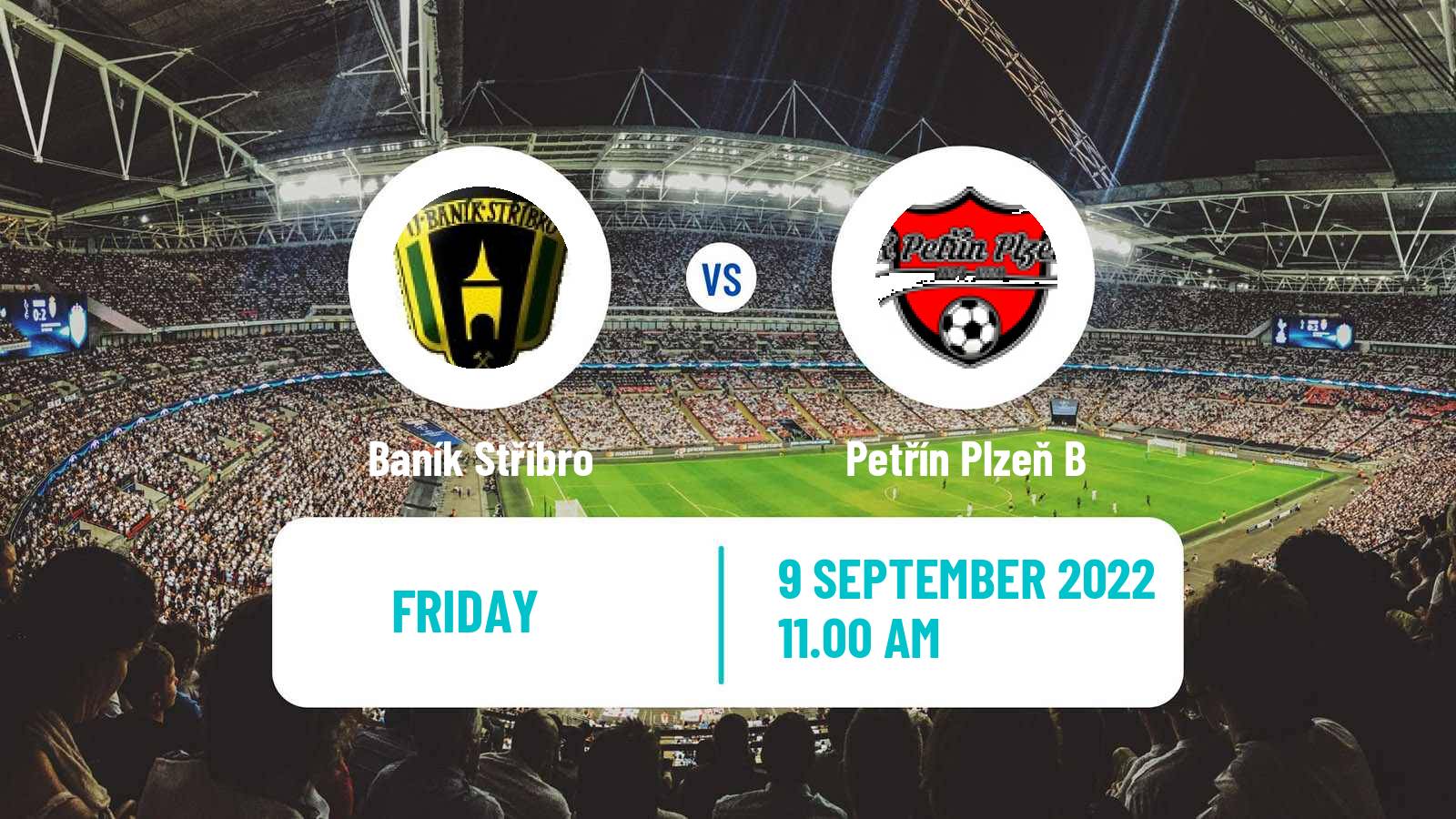 Soccer Czech Plzensky KP Baník Stříbro - Petřín Plzeň B