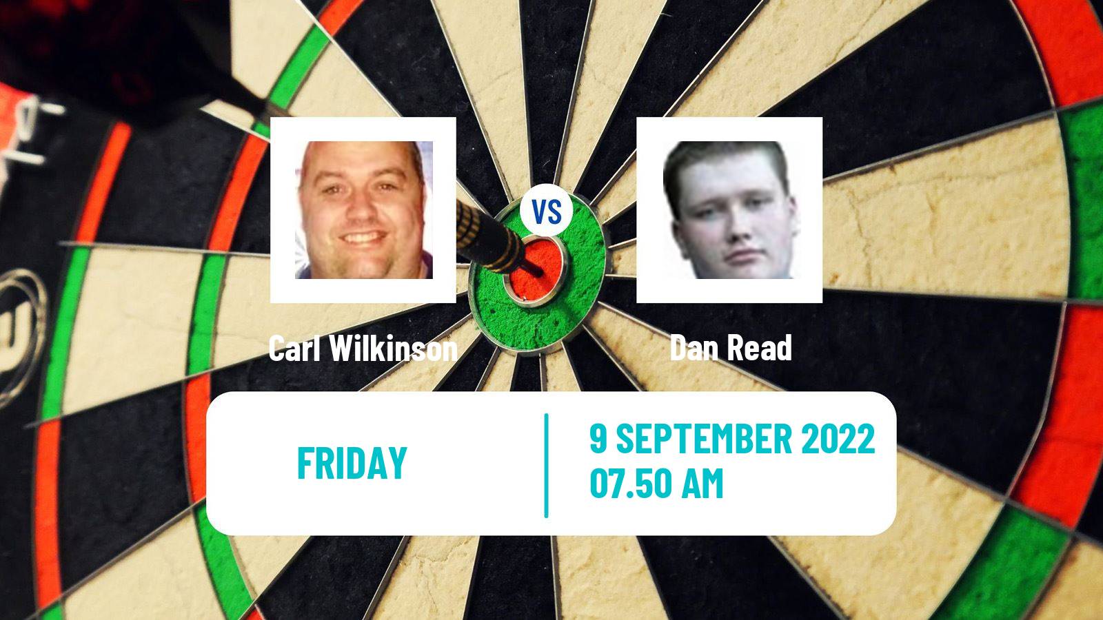 Darts Darts Carl Wilkinson - Dan Read