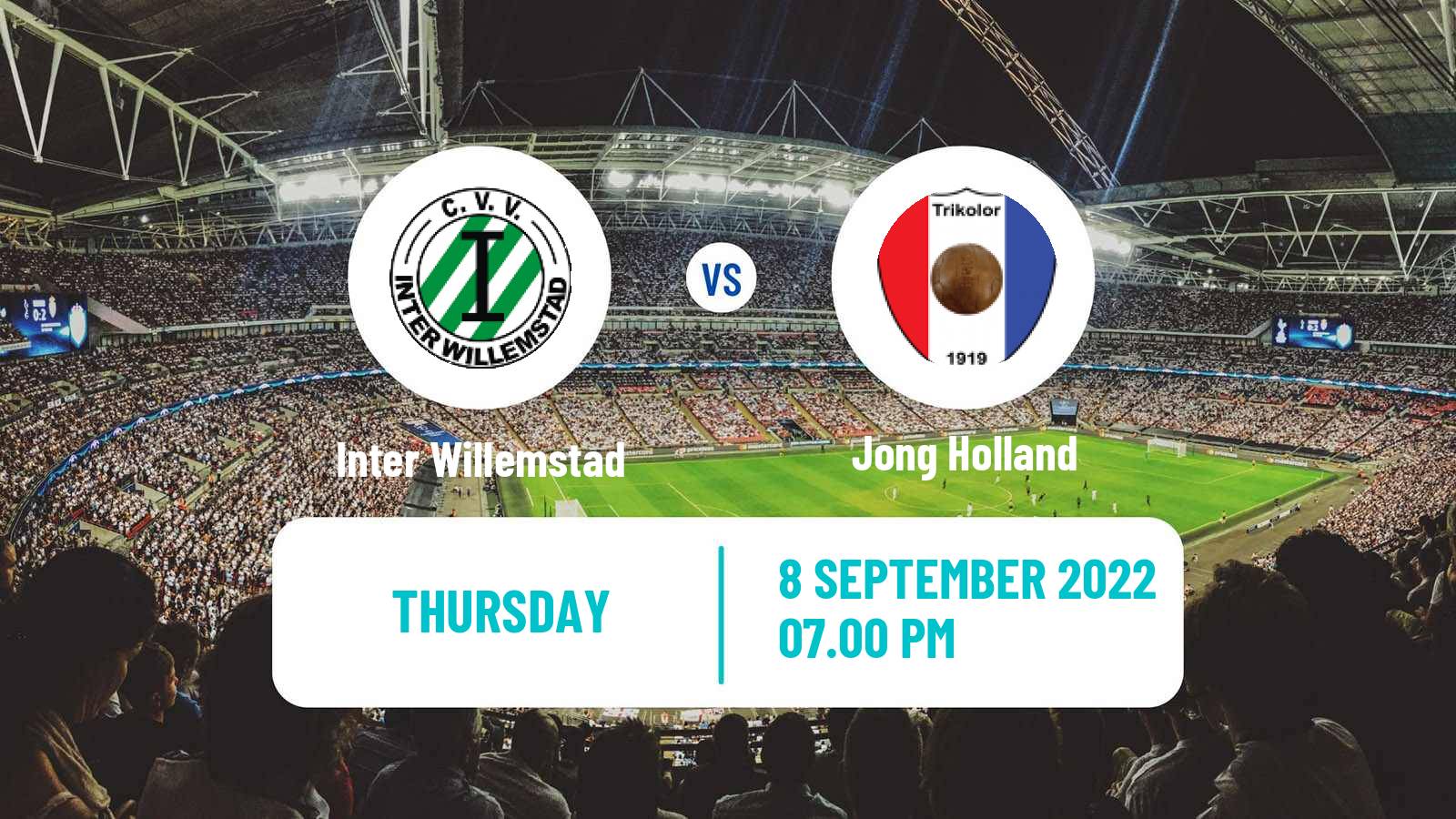 Soccer Curacao Prome Divishon Inter Willemstad - Jong Holland