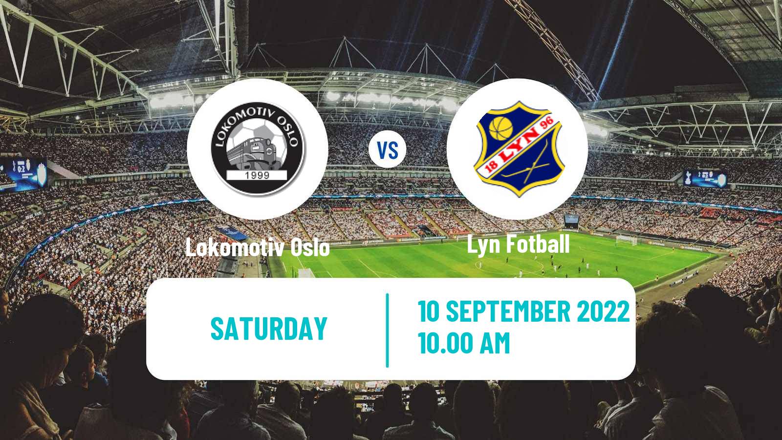 Soccer Norwegian Division 3 - Group 1 Lokomotiv Oslo - Lyn
