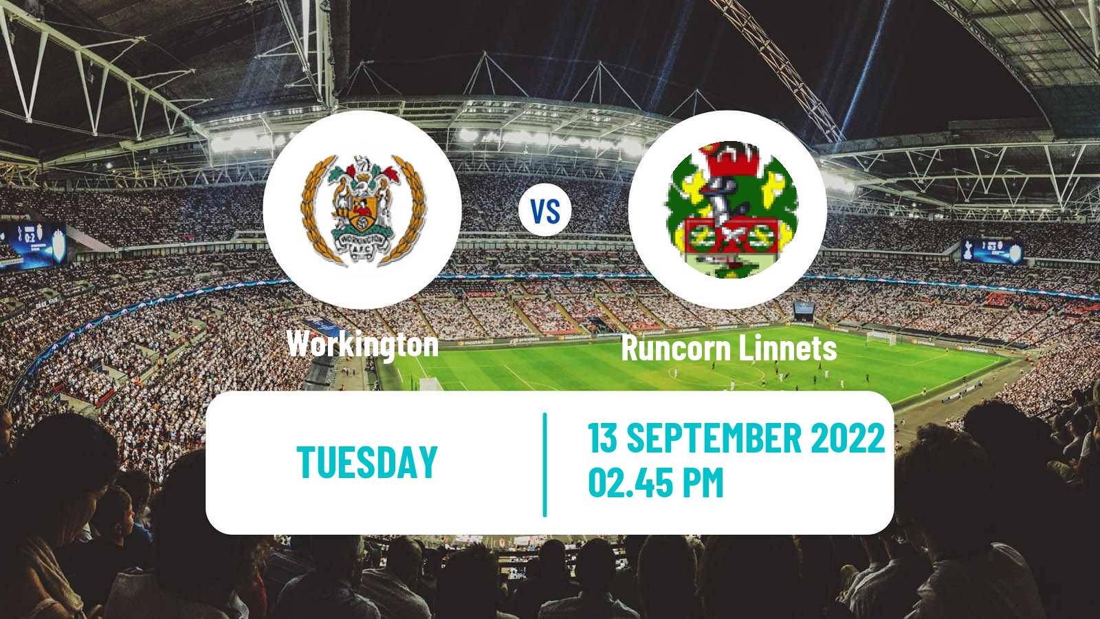 Soccer English FA Trophy Workington - Runcorn Linnets