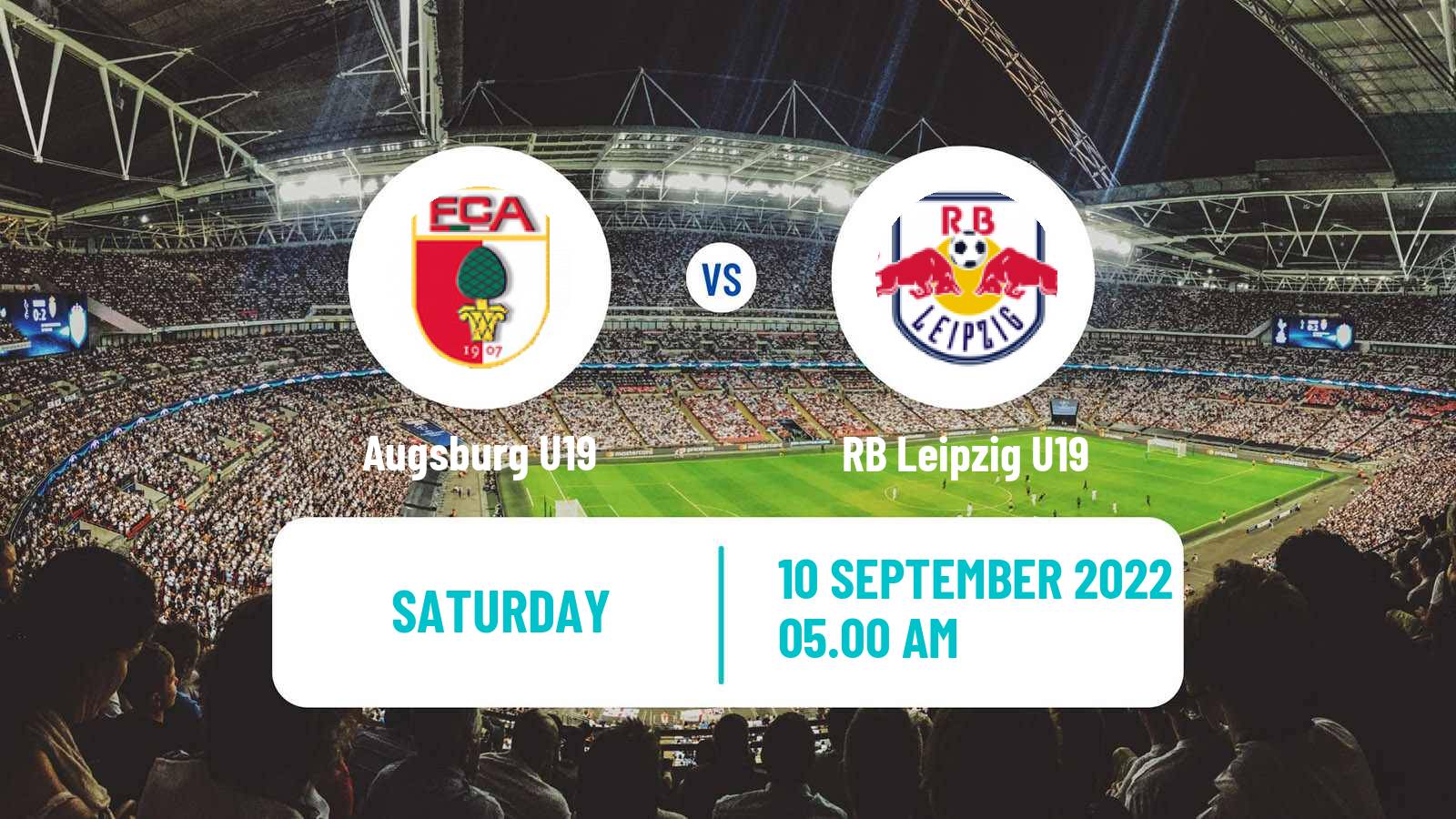 Football German DFB Junioren Pokal Augsburg U19 - RB Leipzig U19