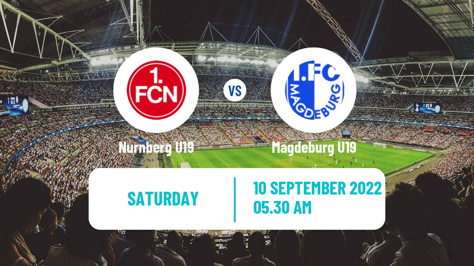 Soccer German DFB Junioren Pokal Nurnberg U19 - Magdeburg U19
