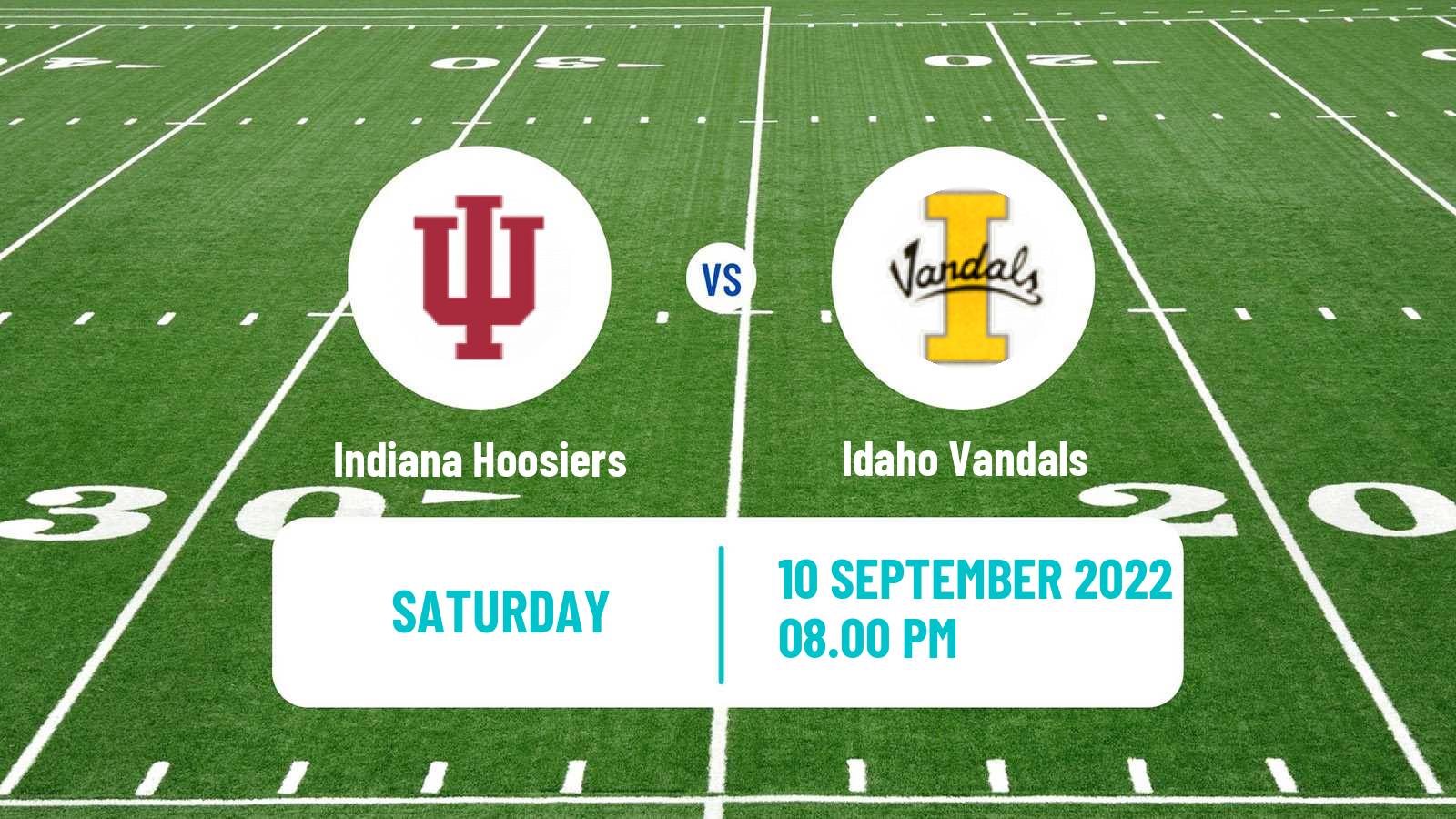 American football NCAA College Football Indiana Hoosiers - Idaho Vandals