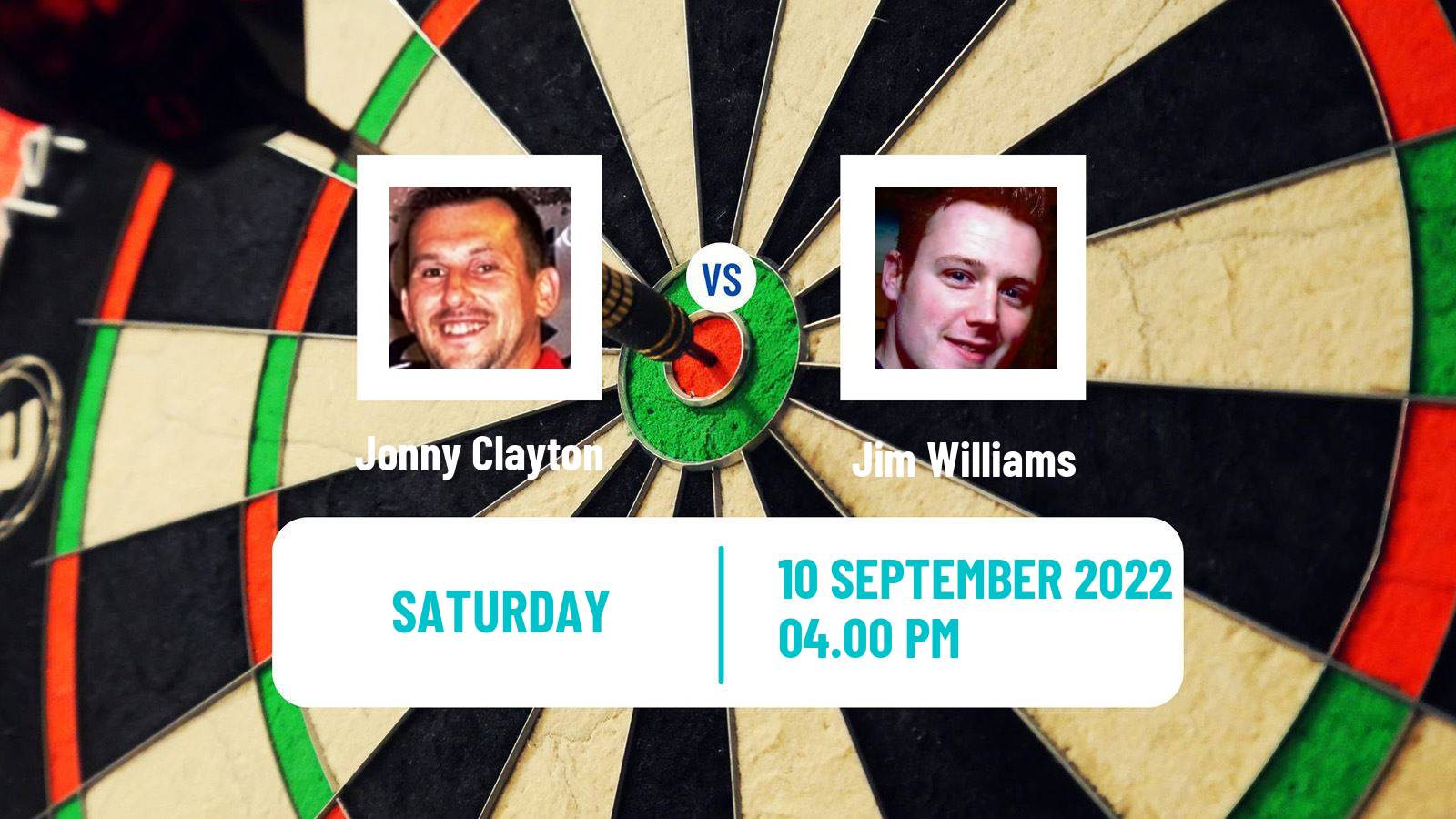 Darts Darts Jonny Clayton - Jim Williams