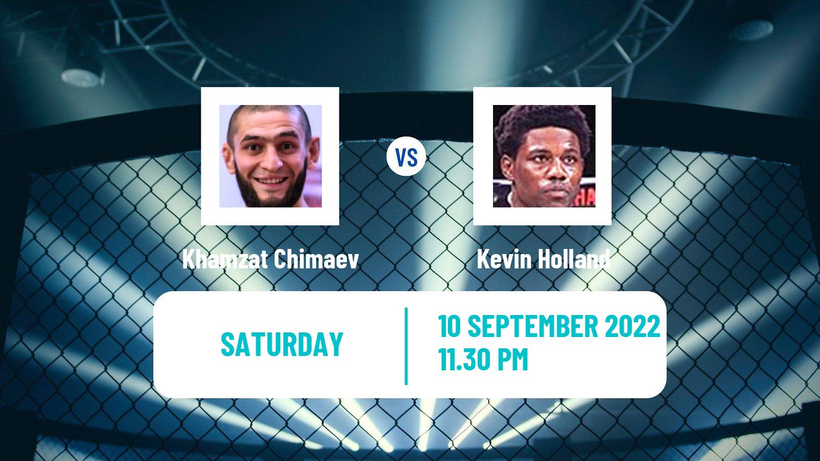 MMA MMA Khamzat Chimaev - Kevin Holland