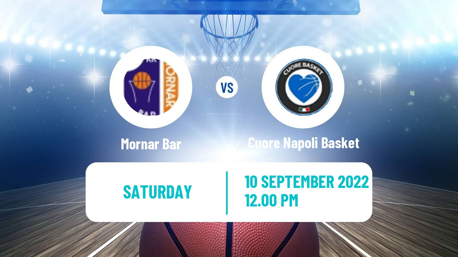 Basketball Club Friendly Basketball Mornar Bar - Napoli Basket