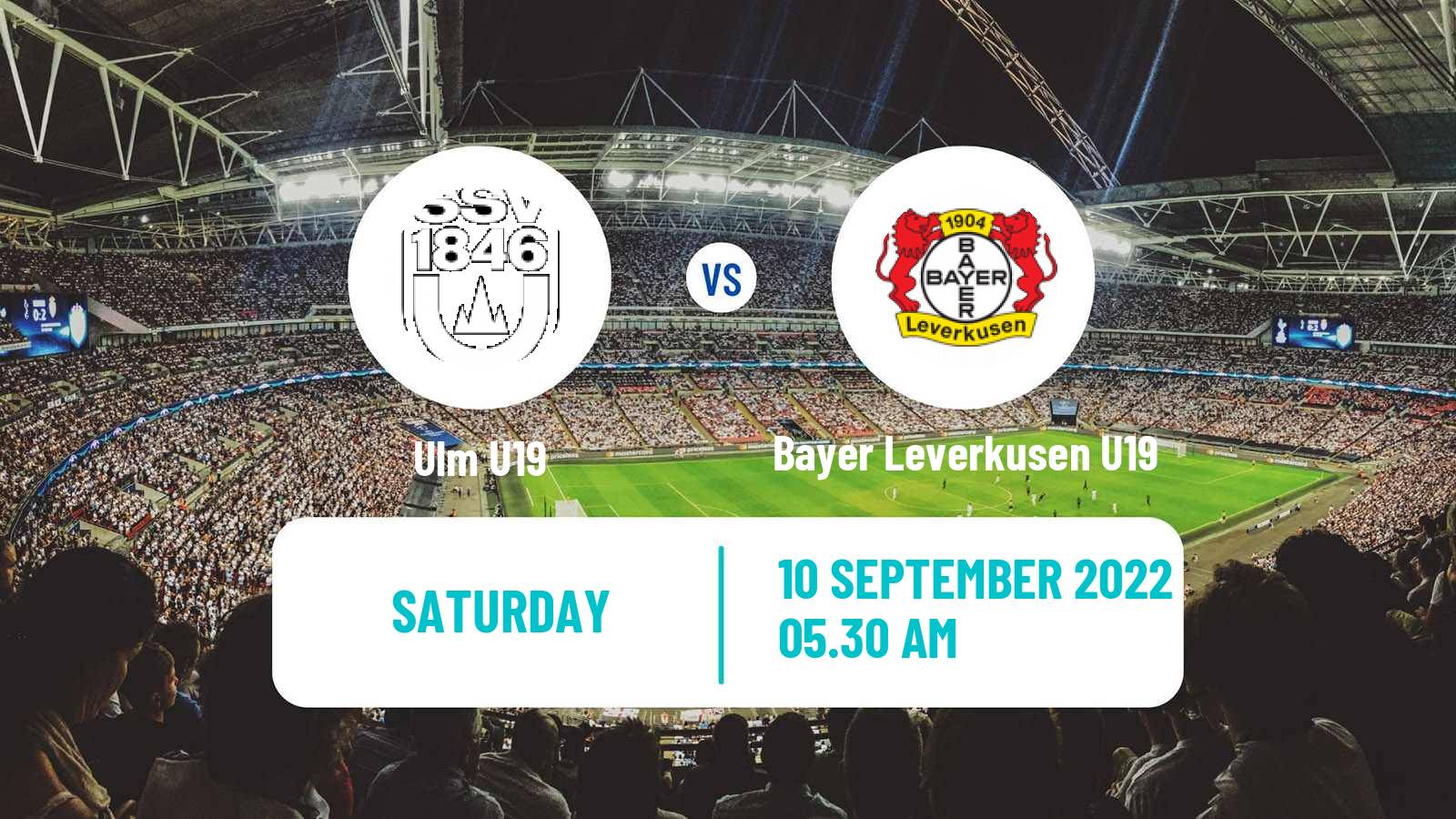 Soccer German DFB Junioren Pokal Ulm U19 - Bayer Leverkusen U19