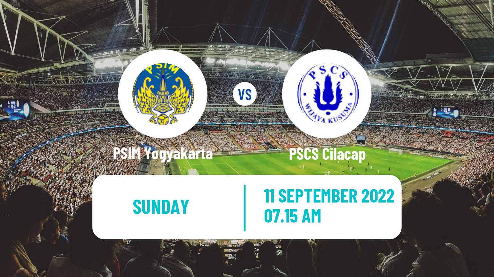 Soccer Indonesian Liga 2 PSIM Yogyakarta - PSCS Cilacap