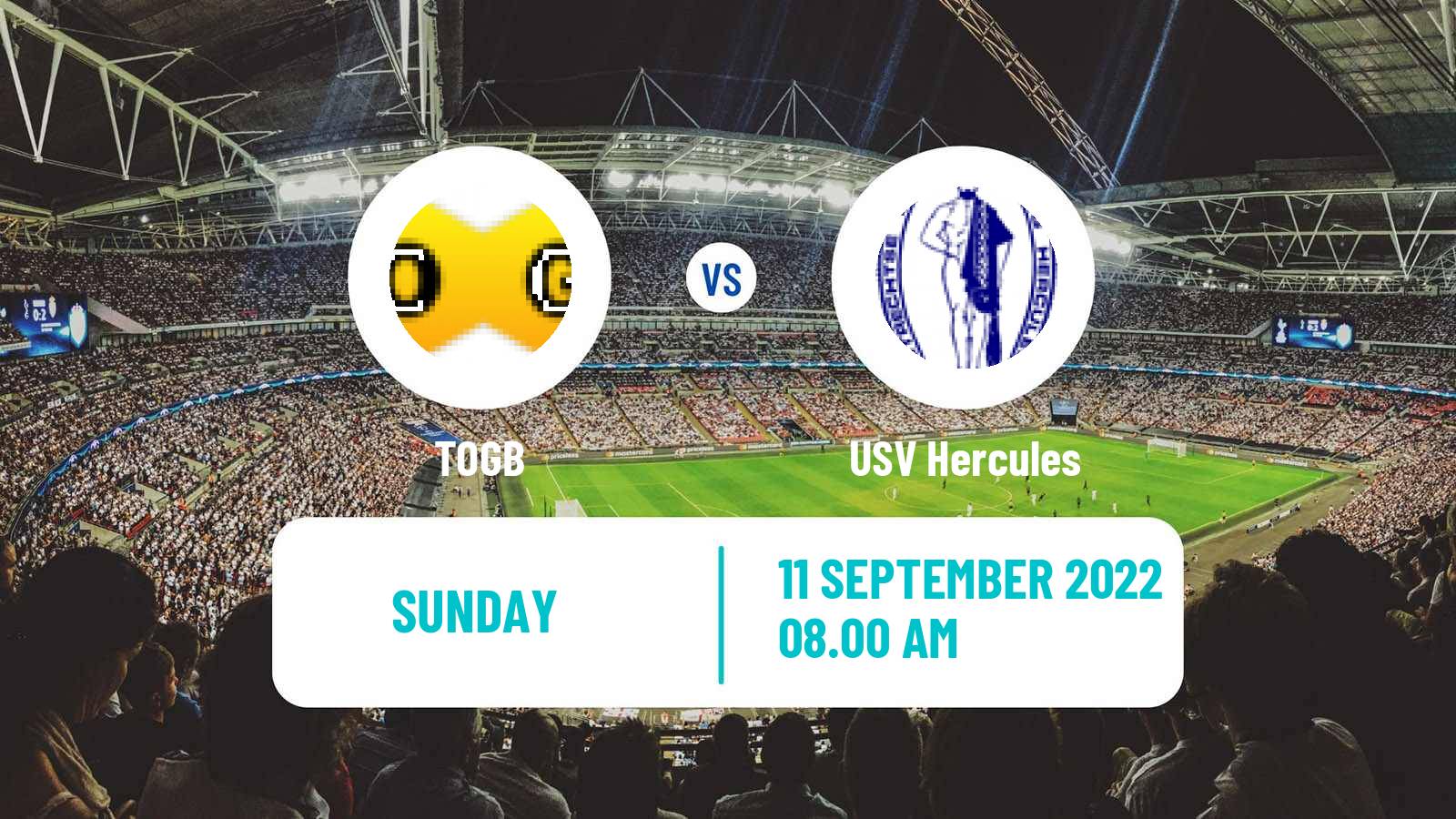 Soccer Dutch Derde Divisie TOGB - USV Hercules