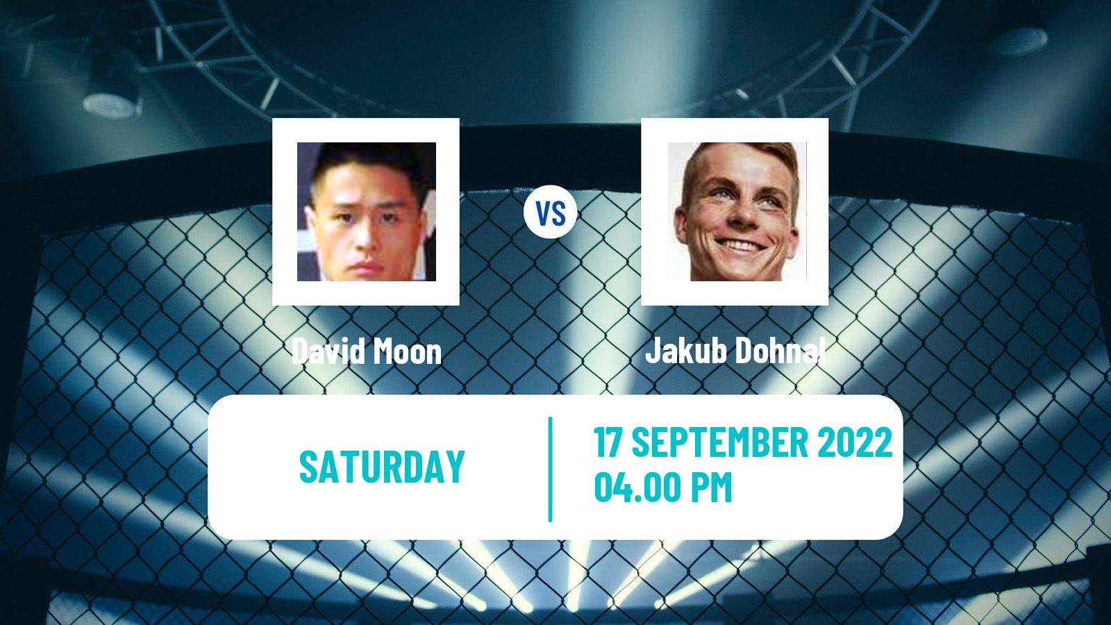 MMA MMA David Moon - Jakub Dohnal