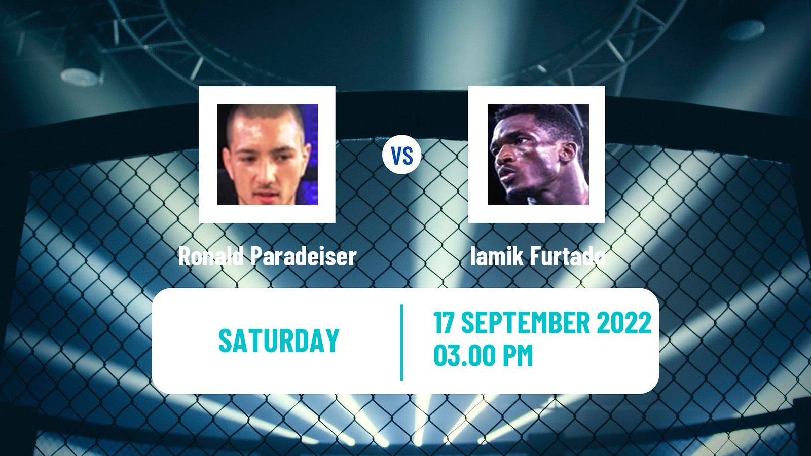 MMA MMA Ronald Paradeiser - Iamik Furtado