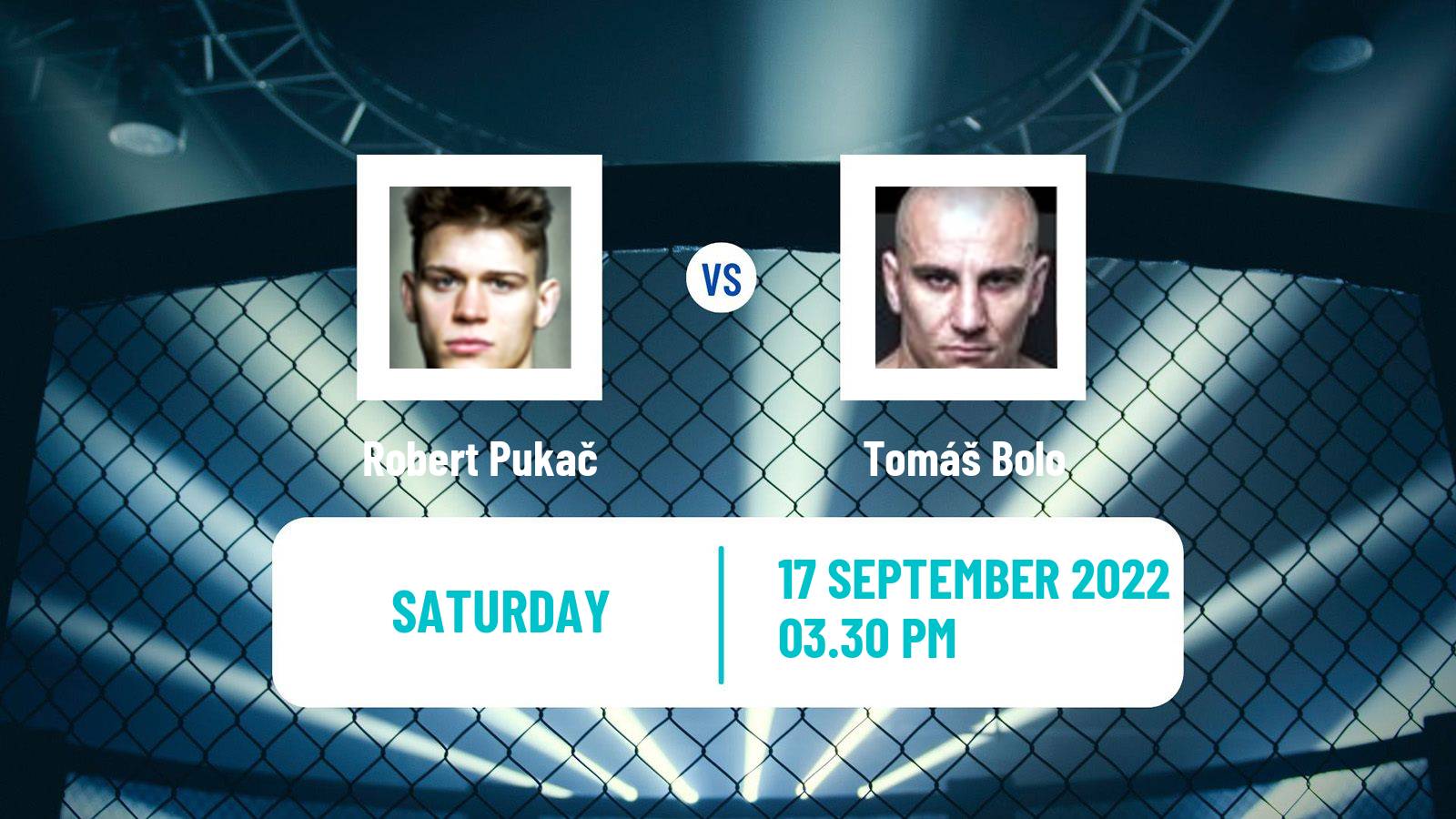 MMA MMA Robert Pukač - Tomáš Bolo