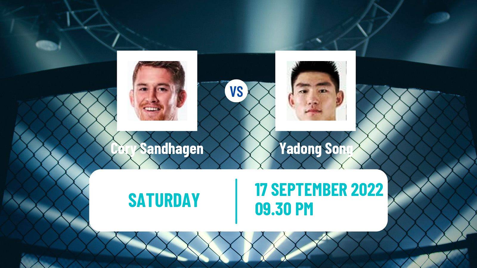 MMA MMA Cory Sandhagen - Yadong Song