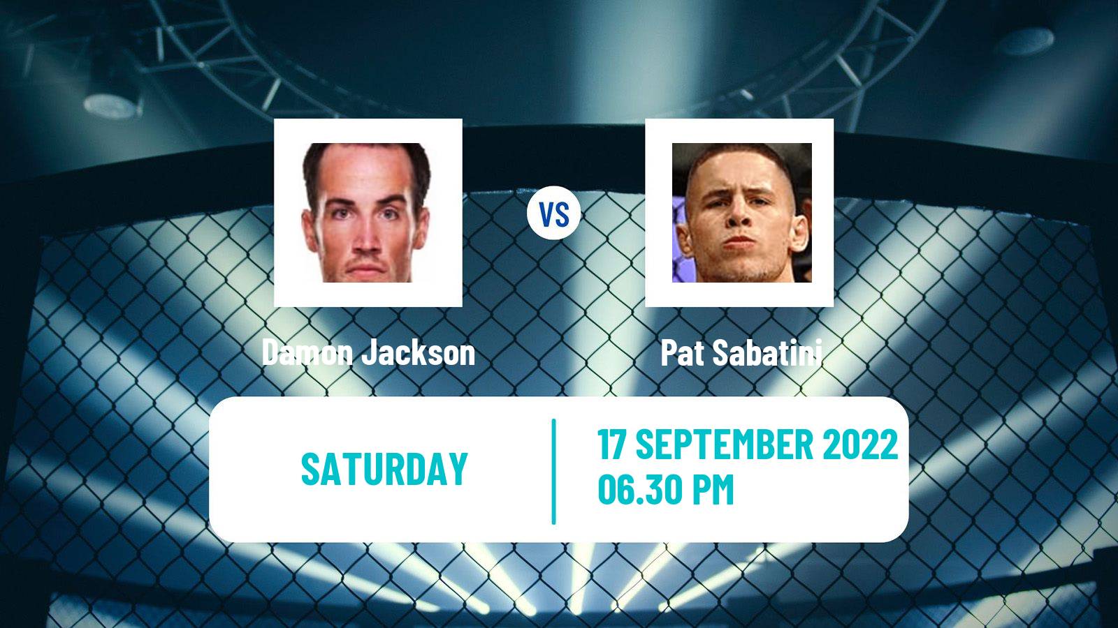 MMA MMA Damon Jackson - Pat Sabatini