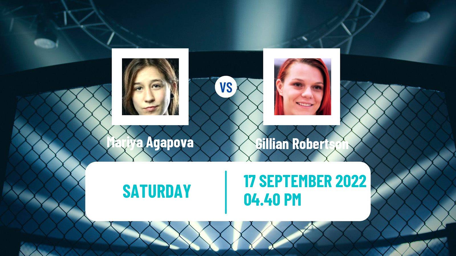 MMA MMA Mariya Agapova - Gillian Robertson