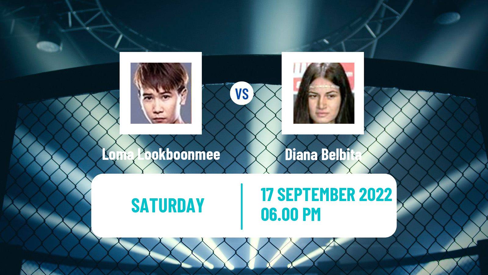 MMA MMA Loma Lookboonmee - Diana Belbita