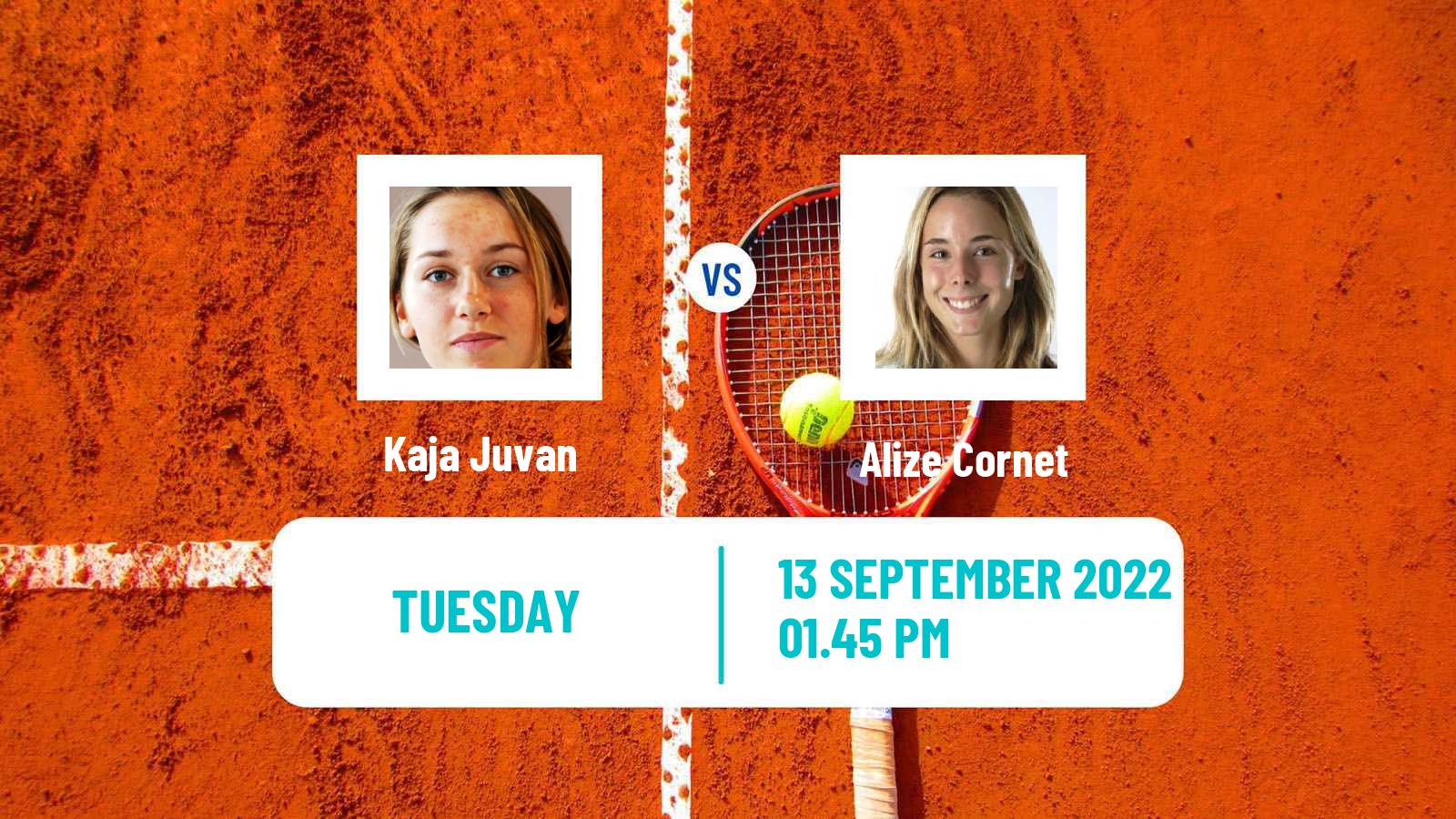 Tennis WTA Portoroz Kaja Juvan - Alize Cornet
