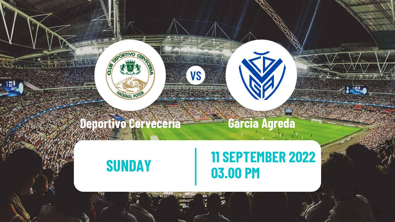 Soccer Bolivian Nacional B Deportivo Cervecería - Garcia Agreda