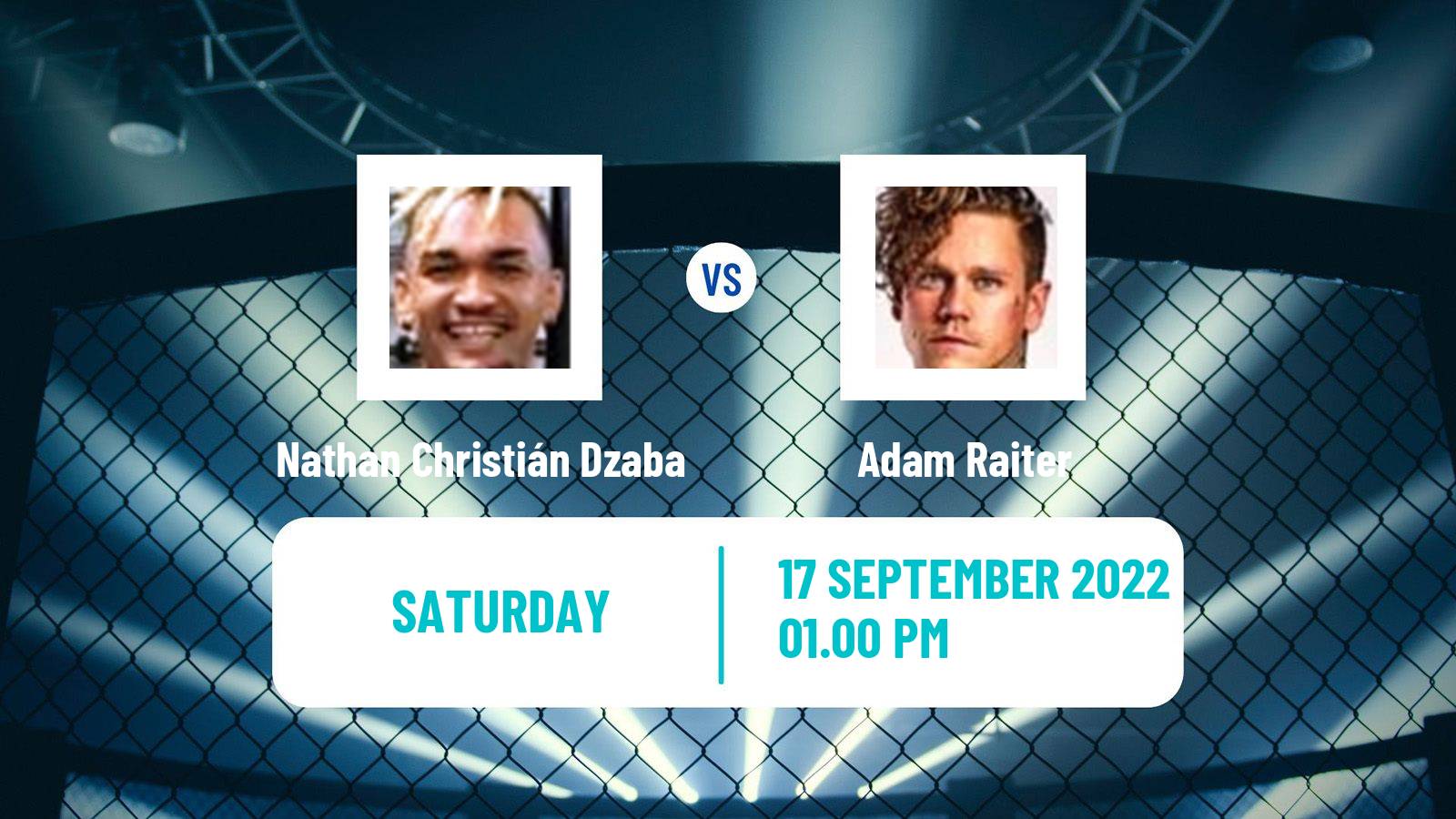 MMA MMA Nathan Christián Dzaba - Adam Raiter