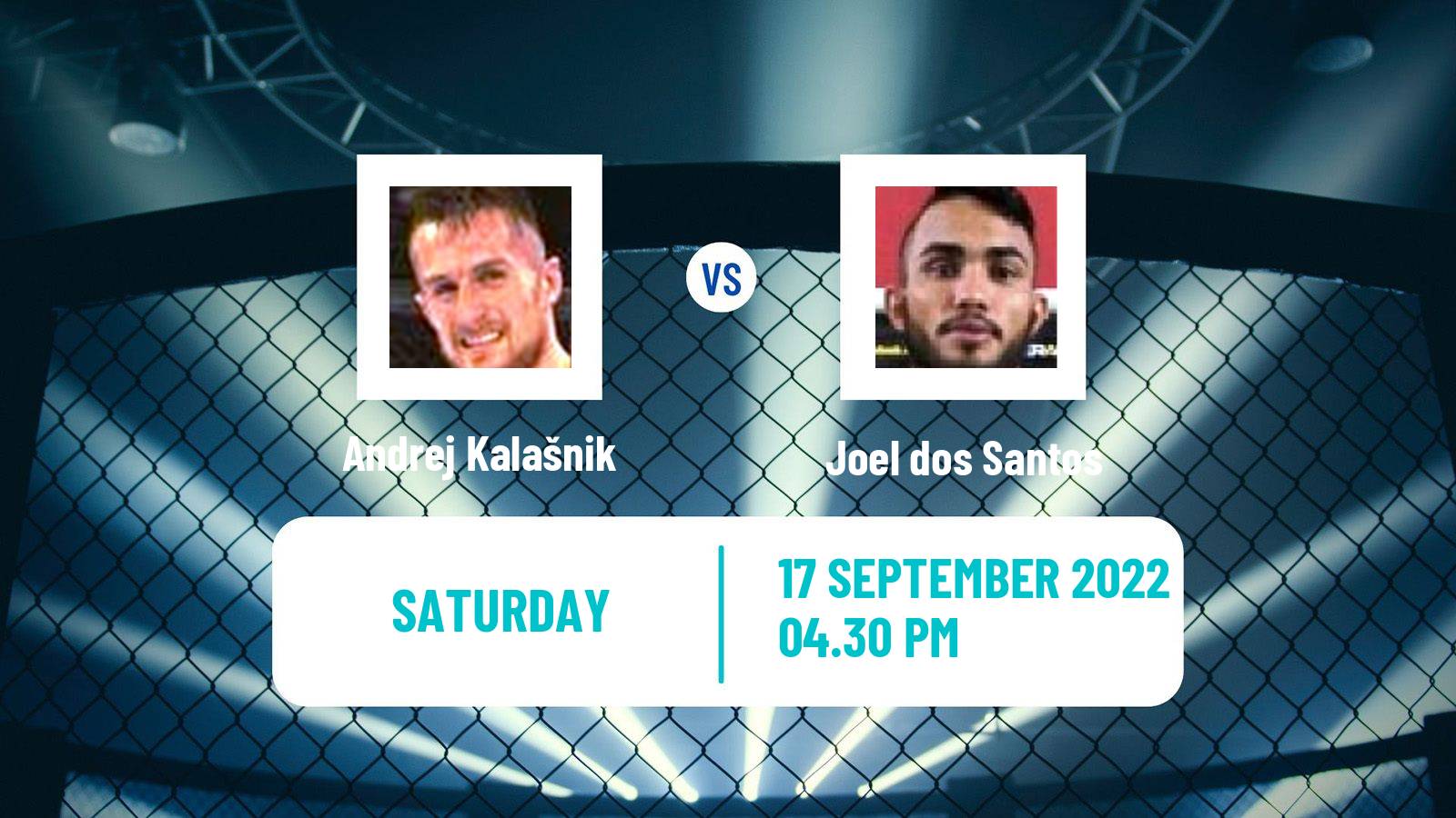 MMA MMA Andrej Kalašnik - Joel dos Santos