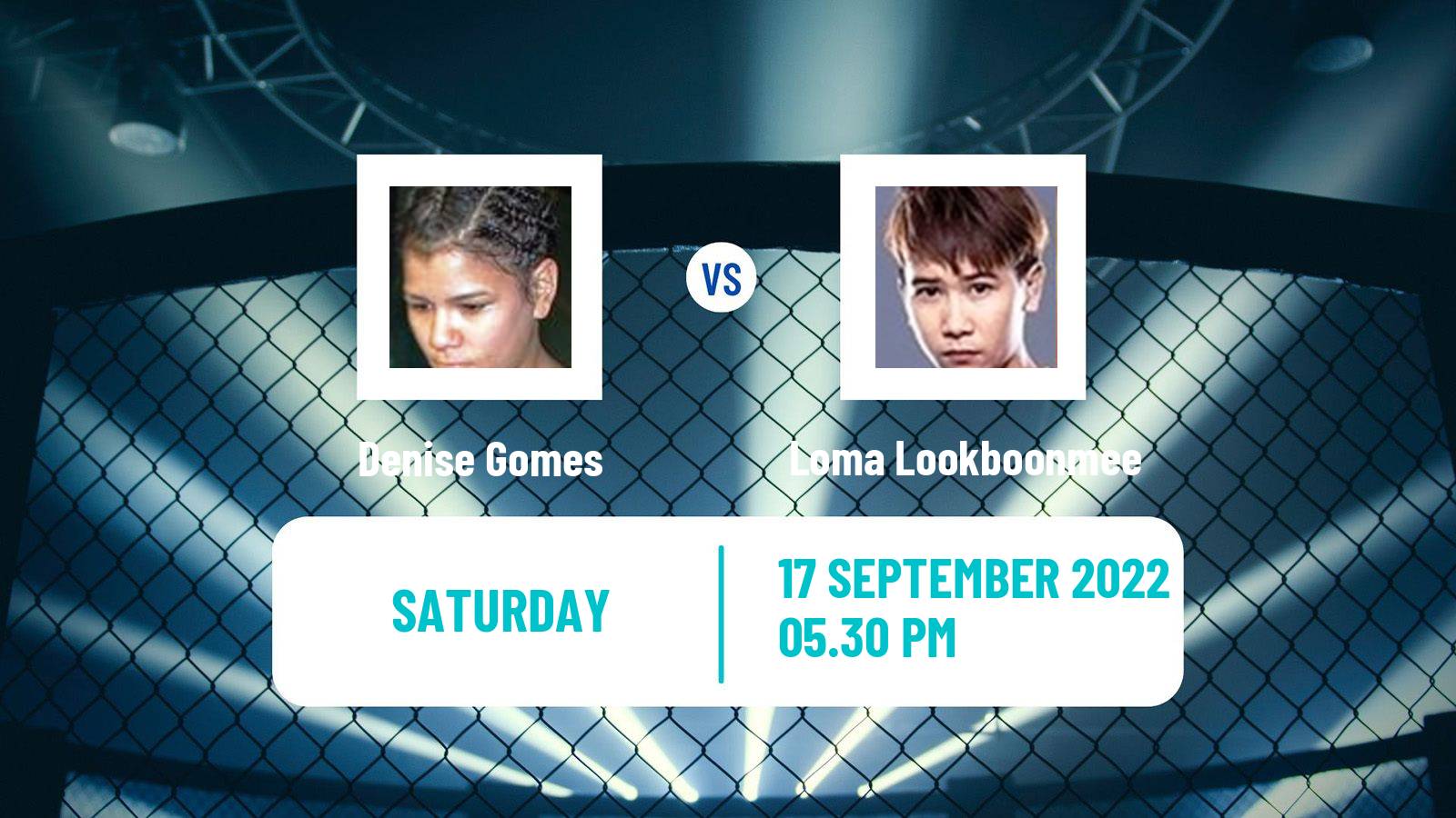 MMA MMA Denise Gomes - Loma Lookboonmee
