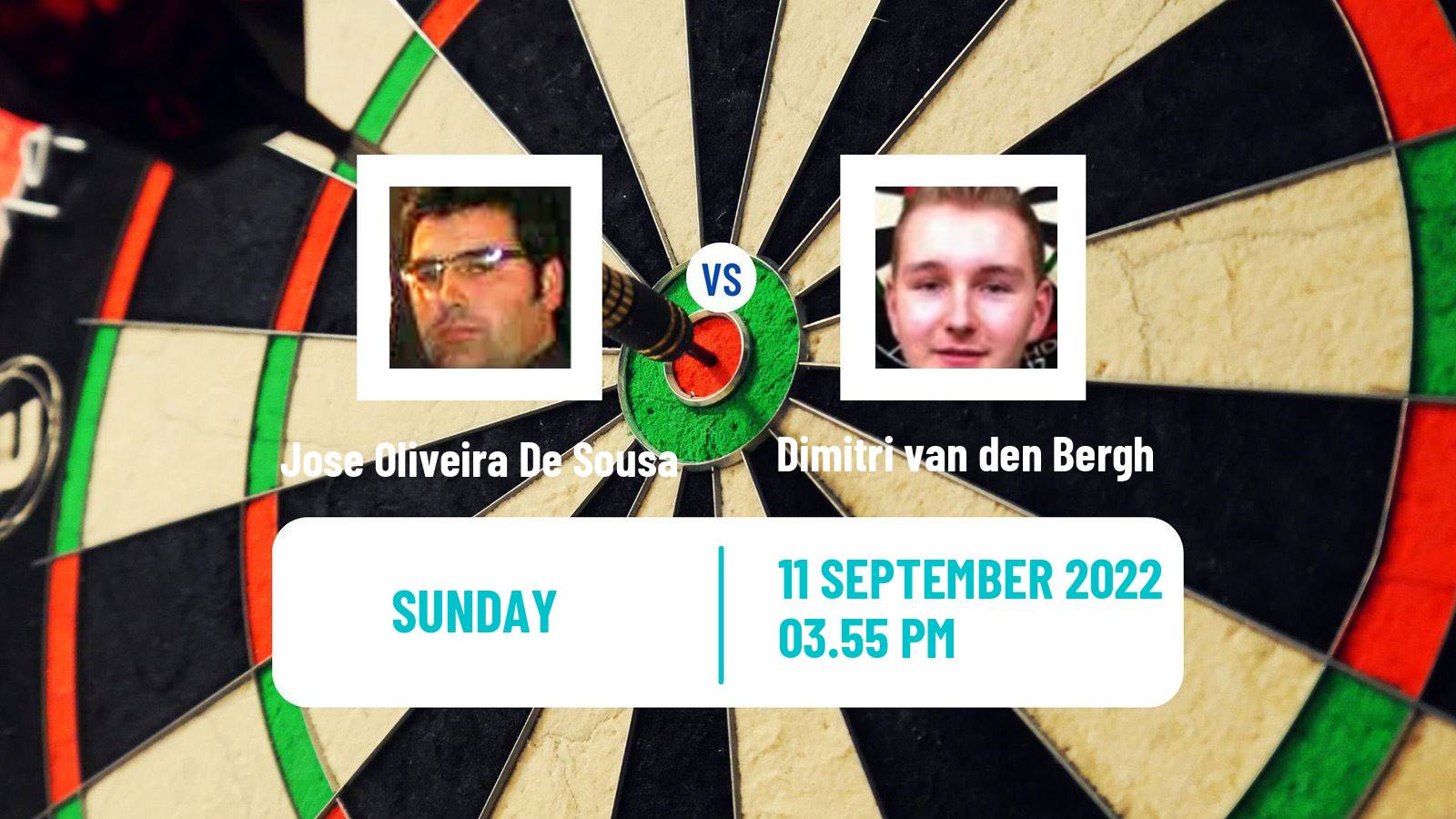 Darts Darts Jose Oliveira De Sousa - Dimitri van den Bergh