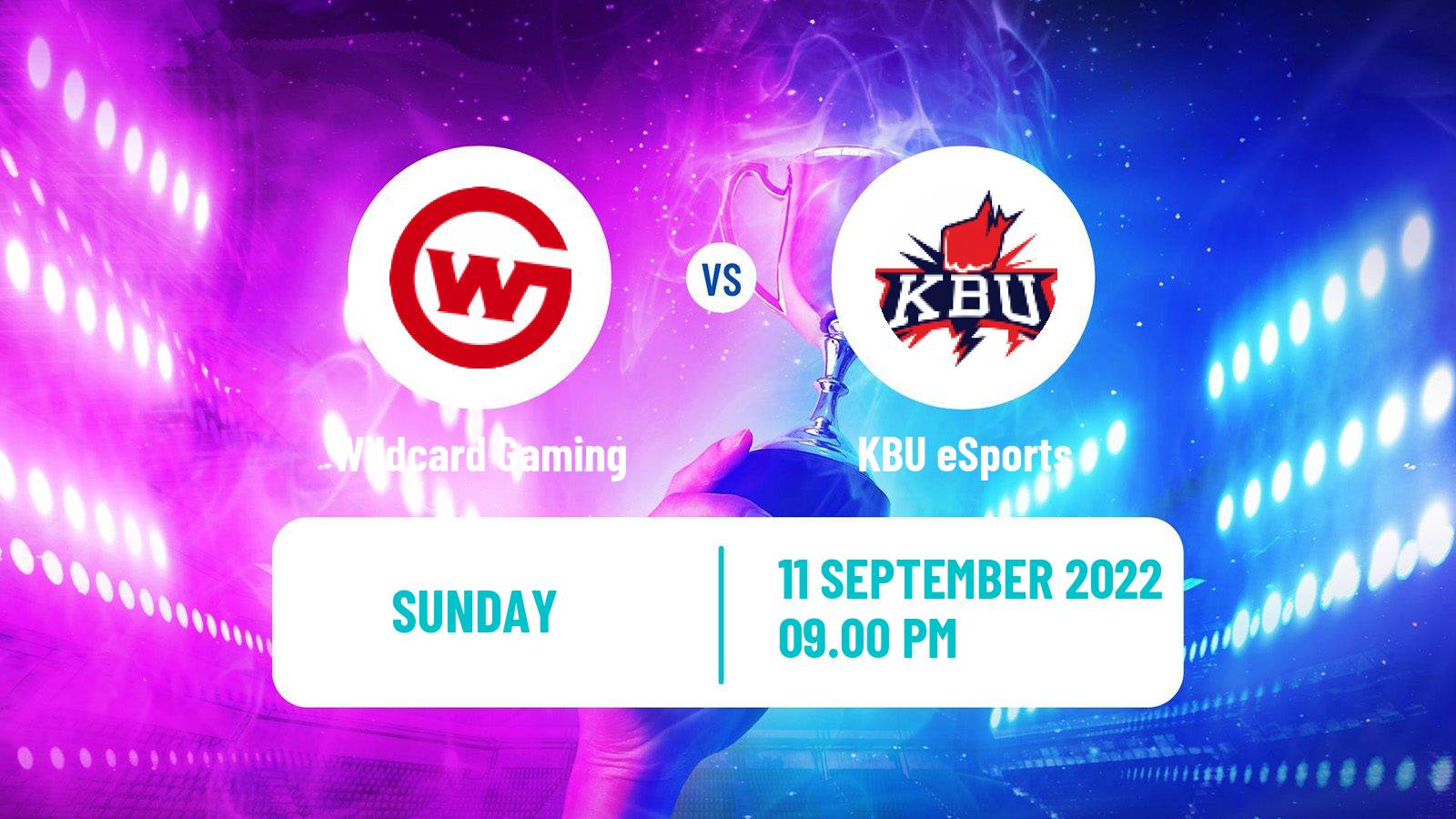 Esports eSports Wildcard Gaming - KBU