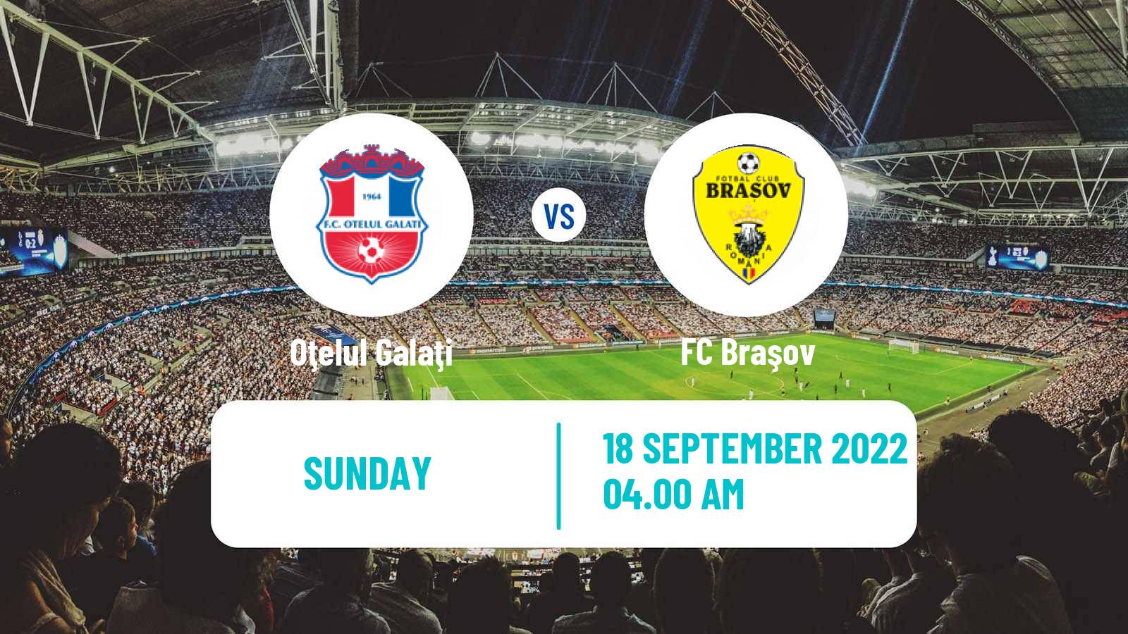 Soccer Romanian Division 2 Oţelul Galaţi - Braşov