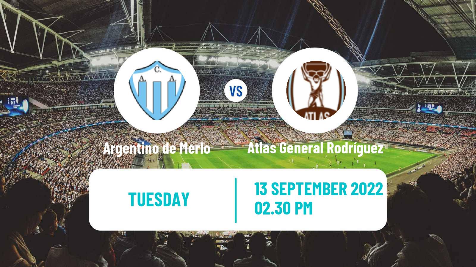 Soccer Argentinian Primera C Argentino de Merlo - Atlas General Rodríguez