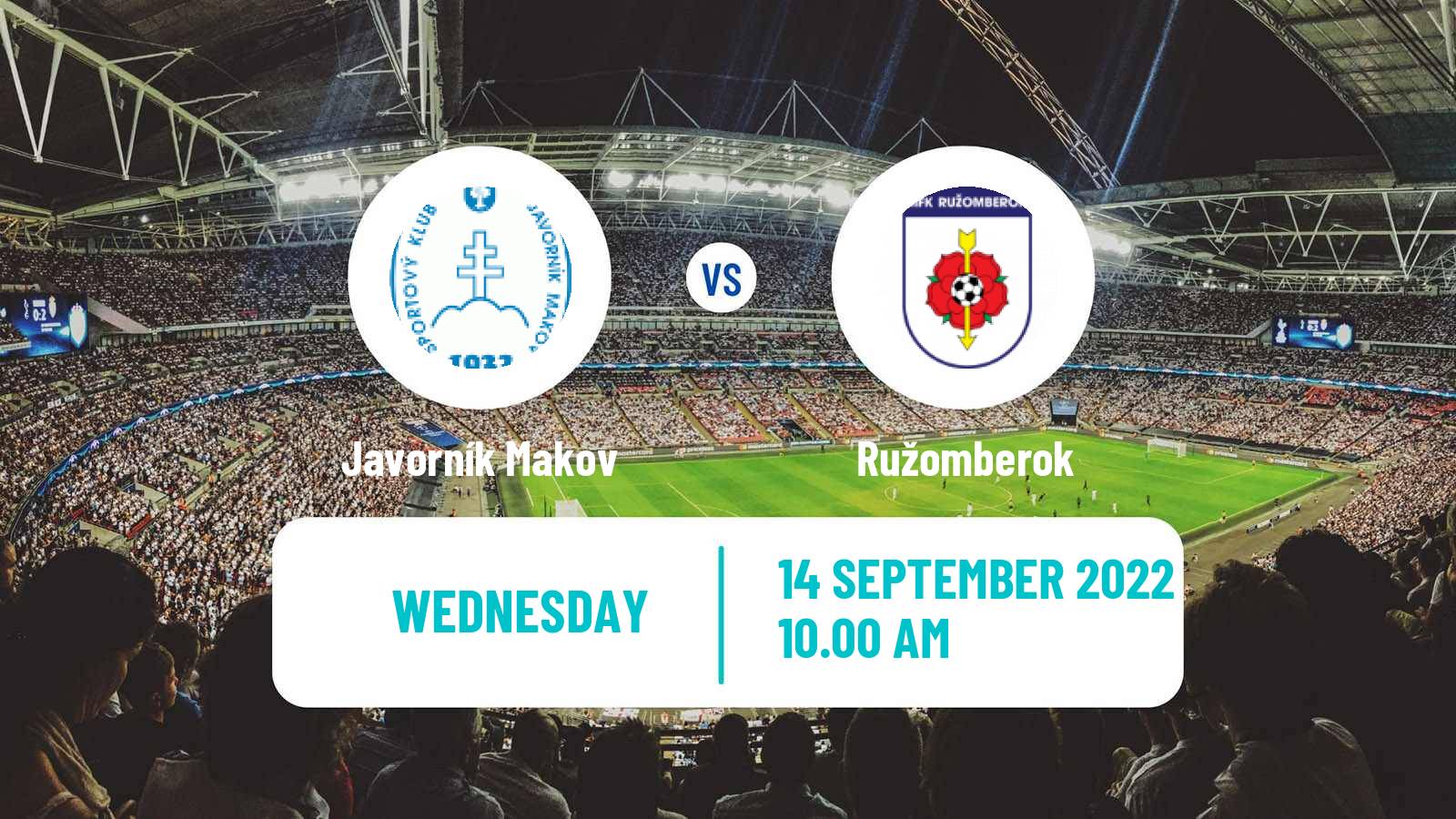 Soccer Slovak Cup Javorník Makov - Ružomberok