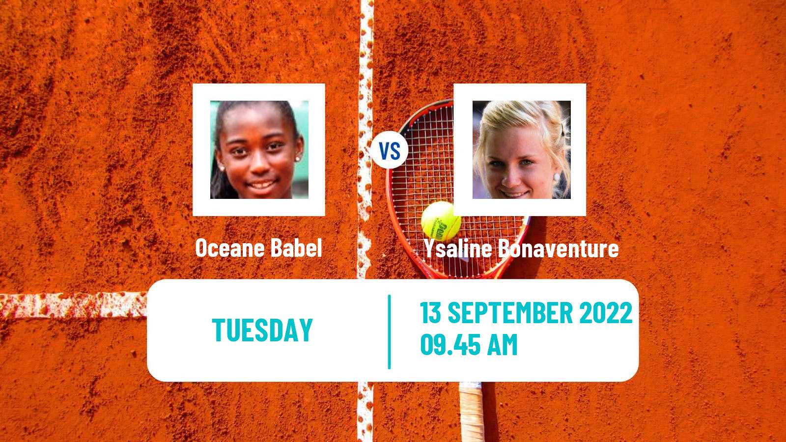 Tennis ITF Tournaments Oceane Babel - Ysaline Bonaventure