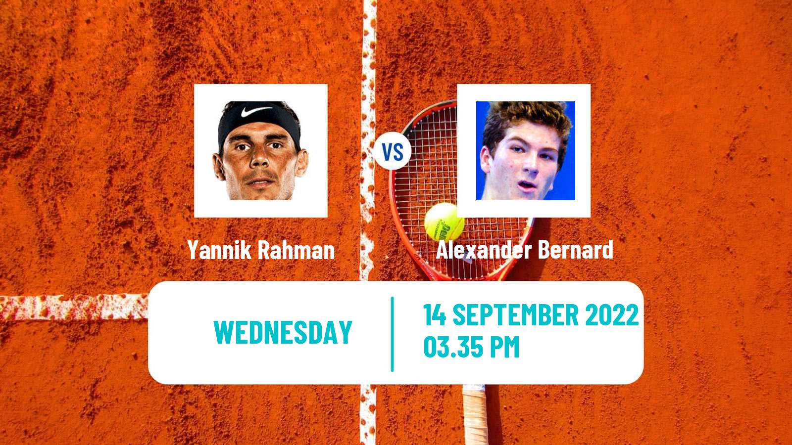 Tennis ITF Tournaments Yaroslav Demin - Alexander Bernard