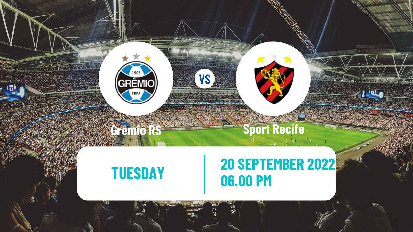 Soccer Brazilian Serie B Grêmio - Sport Recife
