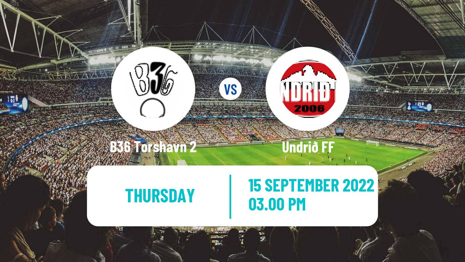 Soccer Faroe Islands 1 Deild B36 Torshavn 2 - Undrið