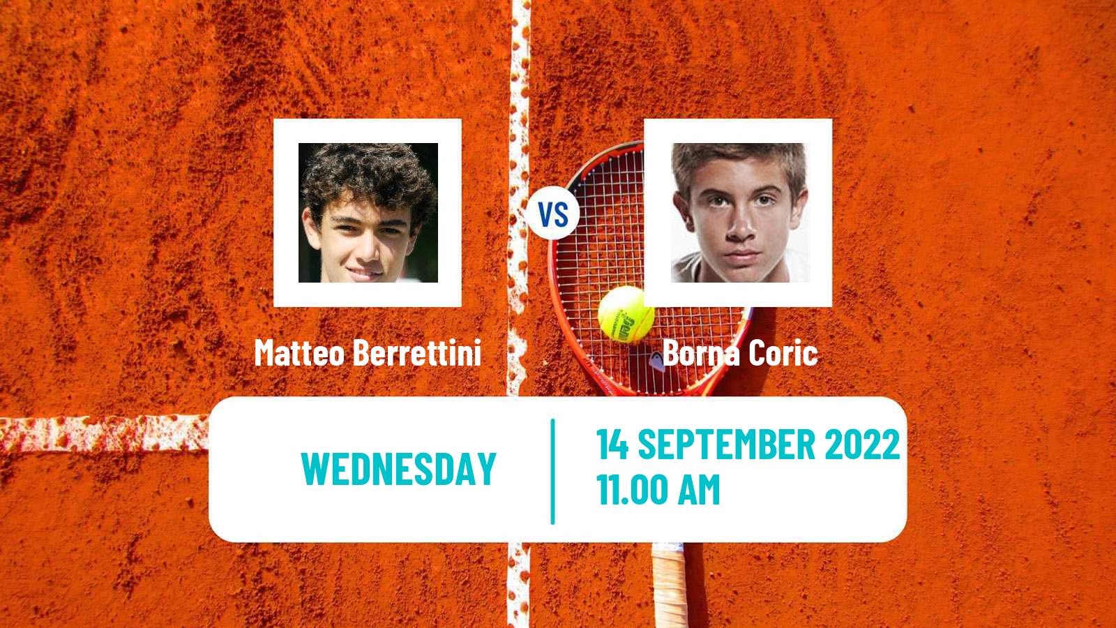 Tennis Davis Cup World Group Matteo Berrettini - Borna Coric