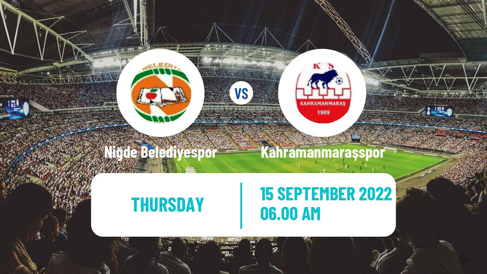 Soccer Turkish Cup Niğde Belediyespor - Kahramanmaraşspor