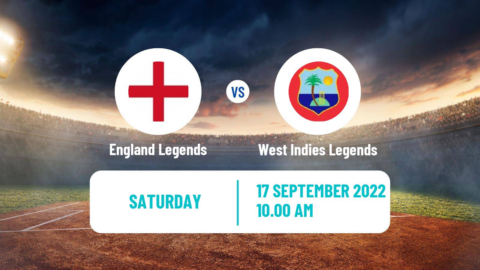 Cricket Road Safety World Series Cricket England Legends - West Indies Legends
