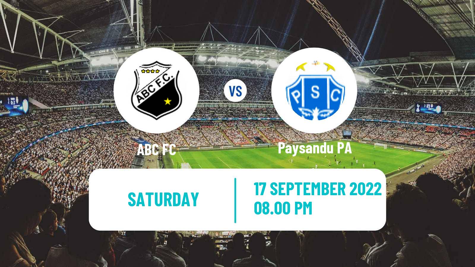 Soccer Brazilian Serie C ABC - Paysandu
