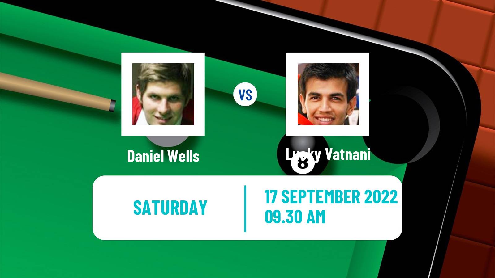 Snooker Snooker Daniel Wells - Lucky Vatnani