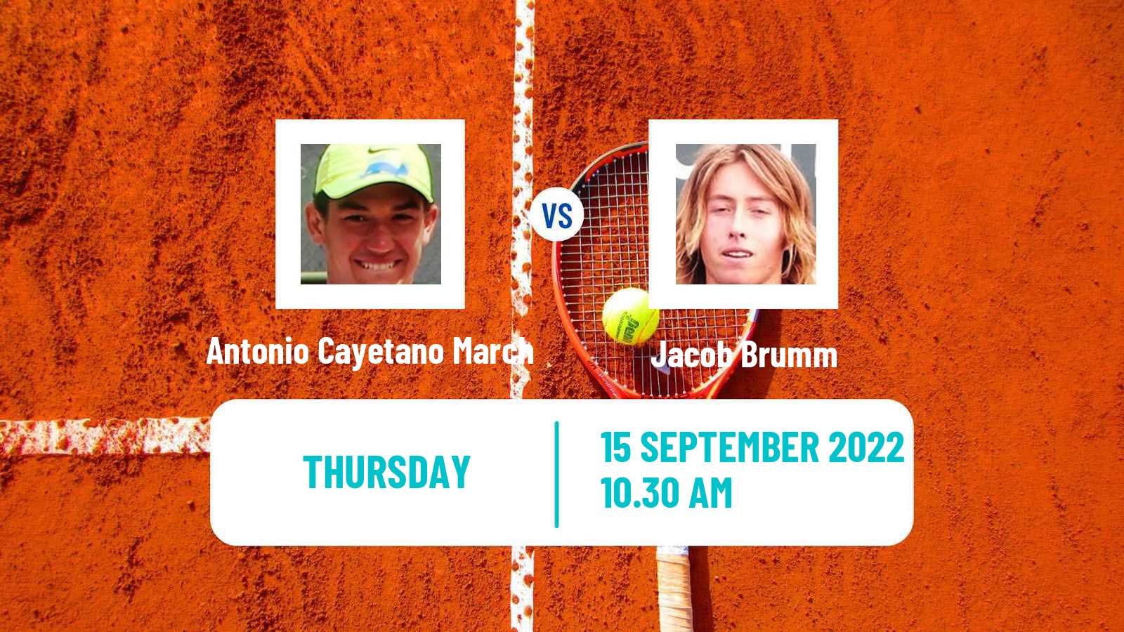 Tennis ITF Tournaments Antonio Cayetano March - Jacob Brumm