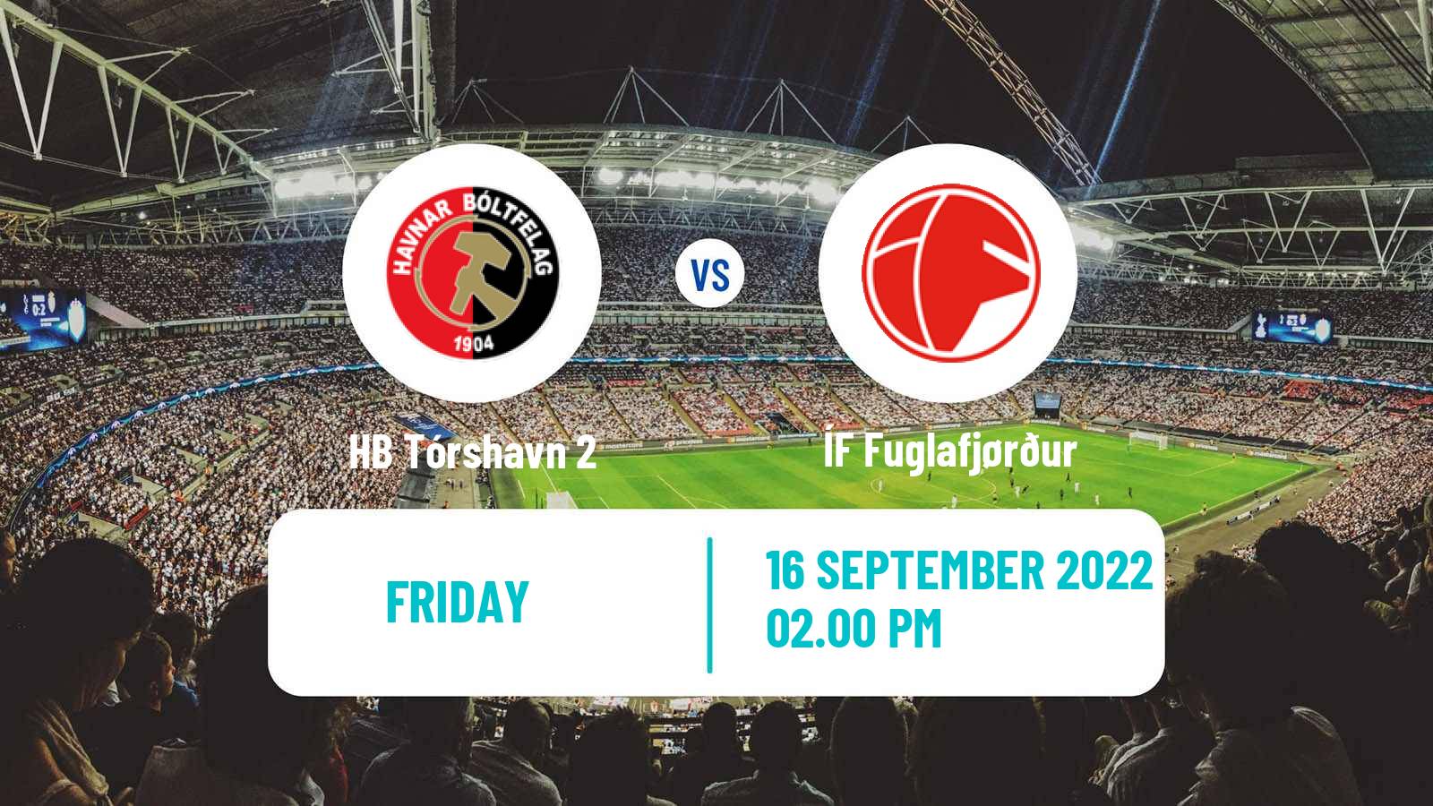 Soccer Faroe Islands 1 Deild HB Tórshavn 2 - ÍF Fuglafjørður
