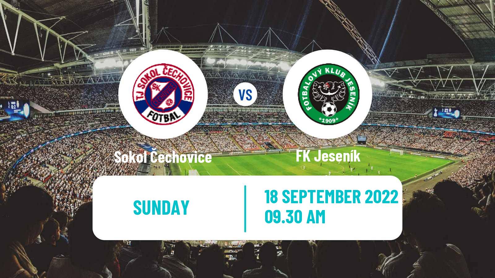 Soccer Czech Olomoucky KP Sokol Čechovice - Jeseník